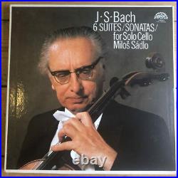 111 1701/3 Bach Solo Cello Suites / Milo Sádlo 3 LP box set