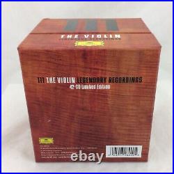 111 The Violin Legendary Recordings RARE Ltd Ed 42 CD Box Bach Brahms Used F1