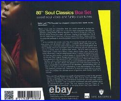120 Soul Classic from 80s Sweet Soul Vibes Funky Club Tunes Mint! 10x Cd Box Set