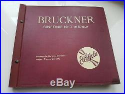 15x 78 rpm Bruckner Symphony No 7 In E Minor Gramophone Records (Rare)