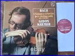 6769 053 Bach Sonatas Partitas Violin Solo Gidon Kremer 3 LP box