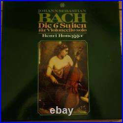 6.35345 Bach The Six Cello Suites / Henri Honegger 3 LP Box set