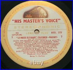 ASD 274-7 withg MOZART MARRIAGE OF FIGARO HMV/EMI 1st UK 4lp NM ARCHIVE SET