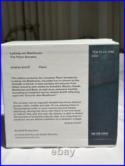 Andras Schiff Ludwig Van Beethoven The Piano Sonatas ECM 11 CD Box Set Nr Mint