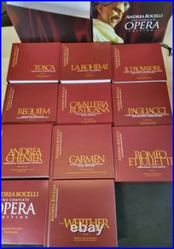 Andrea Bocelli The Complete Opera Edition CD & Book Set, Classical Music Tenors