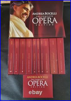 Andrea Bocelli The Complete Opera Edition CD & Book Set, Classical Music Tenors