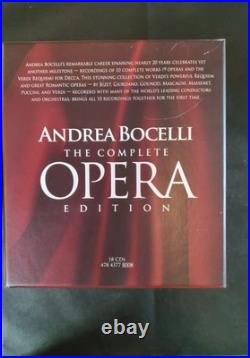 Andrea Bocelli The Complete Opera Edition CD & Book Set, Classical Music Tenors