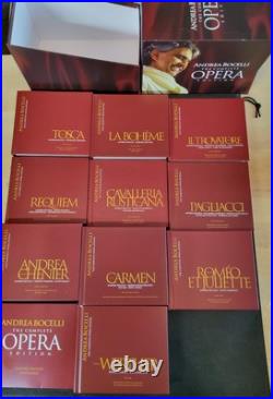 Andrea Bocelli The Complete Opera Edition CD & Book Set, Classical Music Tenors
