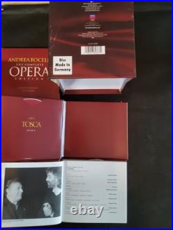 Andrea Bocelli The Complete Opera Edition CD & Book Set, Classical Music Tenors