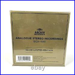 Archiv Produktion Analogue Stereo Recordings 1959 1981 50 CD New sealed