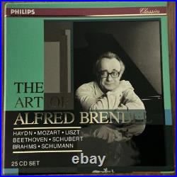 Art of Alfred Brendel Mozart, Beethoven, Schubert, Liszt Etc Philips 25 CD Set