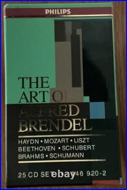 Art of Alfred Brendel Mozart, Beethoven, Schubert, Liszt Etc Philips 25 CD Set