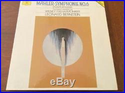 BERNSTEIN MAHLER Symphony No 6 two LP box set 1989 Deutsche Grammophon
