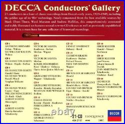 BOX SET Decca Conductors' Gallery 21 CD NEU OVP
