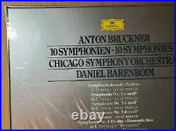 BRUCKNER10 SymphoniesBarenboim FACTORY SEALED Box Set DGG-DG-12LP