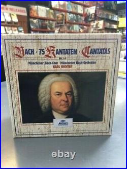 Bach Cantatas Volumes 1-5 26xCD boxset classical baroque Karl Richter Archiv VG+