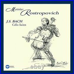 Bach Cello Suite Rostropovich (Limited Edition 0831), 4LP First Press ED1, MM