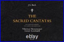 Bach Complete Sacred Cantatas, Nikolaus Harnoncourt, Gustav Leon, audioCD, New