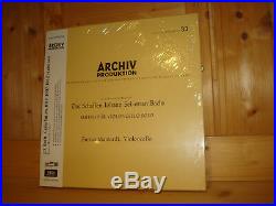 Bach Six Cello Suites ENRICO MAINARDI ARCHIV ANALOGPHONIC 4x 180g LP BOX SEALED