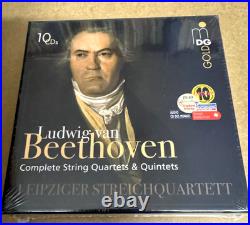 Beethoven Complete String Quartets & Quintets Leipziger SQ 9 CD Box set NEW