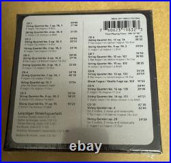 Beethoven Complete String Quartets & Quintets Leipziger SQ 9 CD Box set NEW
