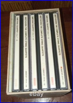 Beethoven Complete String Smetana Quartets 9-Disc CD Box Set 1985 Japan RARE