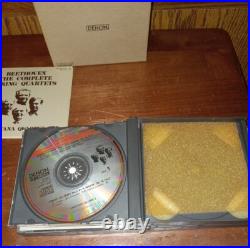Beethoven Complete String Smetana Quartets 9-Disc CD Box Set 1985 Japan RARE