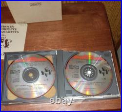 Beethoven Complete String Smetana Quartets 9-Disc CD Box Set 1985 Japan RARE