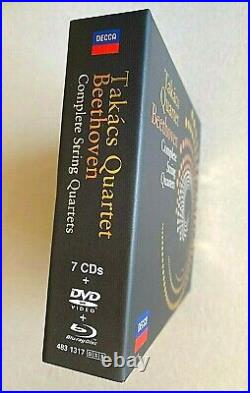 Beethoven Takacs Quartet Complete String Quartets (7 CDs, DVD & Blue Ray audio)