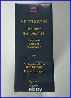 Beethoven The 9 Symphonies Frans Bruggen 5 SACD Hybrid Box Esoteric ESSD-90233