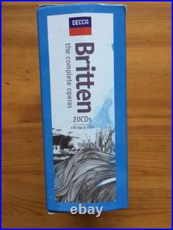 Benjamin Britten The Complete Operas 20 CD Box Set Decca Classical Opera Stage