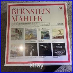 Bernstein Conducts Mahler Orchestra Symphonies 1-9 15 Vinyl New Sealed Box Wear
