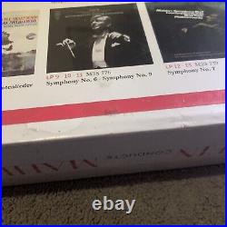 Bernstein Conducts Mahler Orchestra Symphonies 1-9 15 Vinyl New Sealed Box Wear