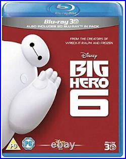 Big Hero 6 Blu-ray 3D + Blu-ray DVD KYVG The Cheap Fast Free Post