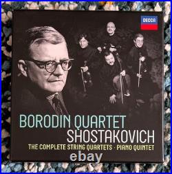 Borodin Quartet Shostakovich The Complete String Quartets 7 CD Box Set Decca