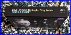 Borodin Quartet Shostakovich The Complete String Quartets 7 CD Box Set Decca