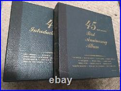 Both RCA Victor 45 rpm Introductory & First Anniversary Albums Correct Contents