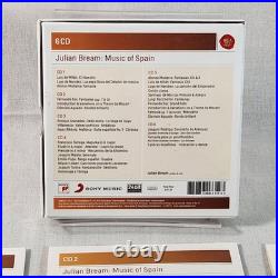 Bream Music Of Spain (6 CD Box Set) 24-Bit Mastering Classical Guitar NEAR MIN