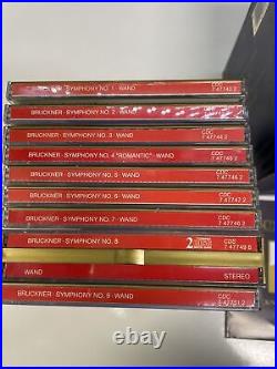 Bruckner Sinfonien 1-9 Die goldene Gunter Wand Edition CD Set EXCELLENT