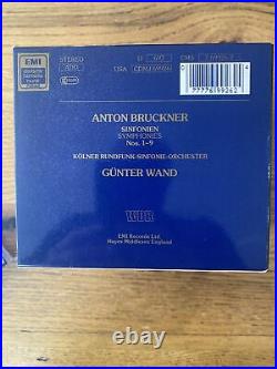 Bruckner Symphonies 1-9 Kolner Rundfunk Sinfonie-Orchester, Gunter Wand 10 CDs