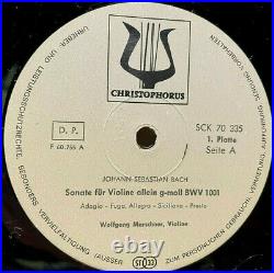 CHRISTOPHORUS 3-LP Box SCK-70-335 Wolfgang MARSCHNER plays J. S. BACH 1972 DEU