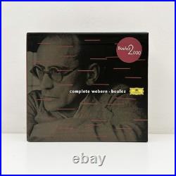 COMPLETE WEBERN Anton Webern Boulez Deutsche Grammophon 6 CD Box Set