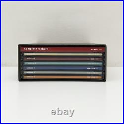 COMPLETE WEBERN Anton Webern Boulez Deutsche Grammophon 6 CD Box Set