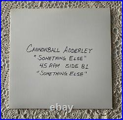 Cannonball Adderley Somethin' Else Classic Records Clarity 45rpm 4LP MONO SS