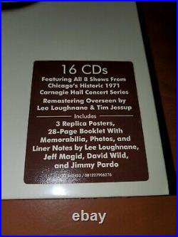Chicago Live at Carnegie Hall Complete Set 16 CD's / 8 Concerts 1971 sealed rare