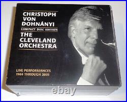 Christoph Von Dohnanyi Cleveland Orchestra Compact Disc Edition 10 CD Box Set