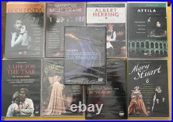 Classical Music Opera Ballet DVD collection x 9 Verdi Wagner Handel Britten etc