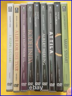 Classical Music Opera Ballet DVD collection x 9 Verdi Wagner Handel Britten etc
