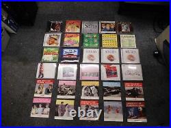 Collection Of 1950s 1960s Music CDs Various Classic Hits Carry Case Box Sets