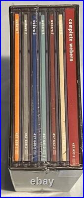 Complete Anton Webern Boulez DG Deutsche Grammophon 6 CD Box Set NEAR MINT